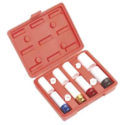 Image of Sealey Alloy Wheel Impact Socket Set 4pc 1/2&quot;Sq Drive