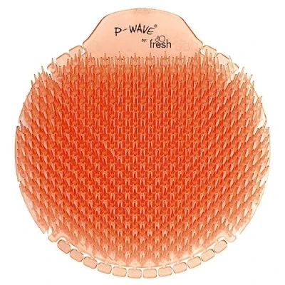 Image of P Wave Slant6 Urinal Mats Scented, 10 Screens Pack, Fits Most Urinals &amp; Waterless, Long Lasting 30 Days Deodoriser Odour Neutraliser, Anti Splash Guard Slanted Bristle, Mango