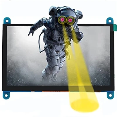 Image of DORHEA 5 inch Raspberry Pi Display Module Touch Screen 800x480 Pixel HDMI for 4 3 2 Model B RPi 1 B+ A A+
