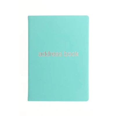 Image of Letts of London Dazzle A5 Address Book Turquoise
