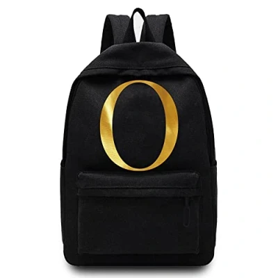 Image of FINDING CASE Basics Backpack/Daypack with Padded Shoulder Straps, Side Pockets Hiking Daypack Walking Rucksack Foldable Camping for Water Bottle and Laptop Sleeve, (Gold O)