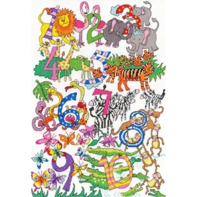 Image of Bothy Threads Cross Stitch Kit Number Fun