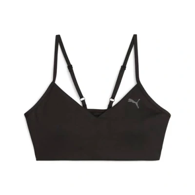 Image of Puma MOVE Yogini Light support sports bra, Women&#039;s, Size: Large, Black