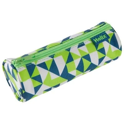 Image of Helix Oxford Geo Pencil Case Green