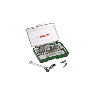 Image of Bosch 27pc.Screwdriver Bit and Ratchet Set (PH , PZ Hex T S Bit, Accessories Drill Screwdriver)