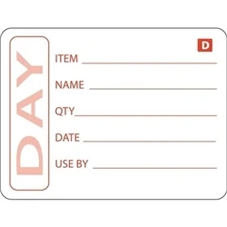 Image of Hygiplas Dissolvable Prepared Food Labels (250 Pack)