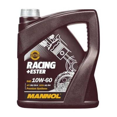 Image of MANNOL Racing + Ester 10 W 40 Motor Oil API SN/SM/CF, 4 Litre