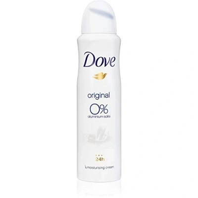 Image of 3er Pack Dove Ladies Deo Spray Original 0% Aluminium 150 ML