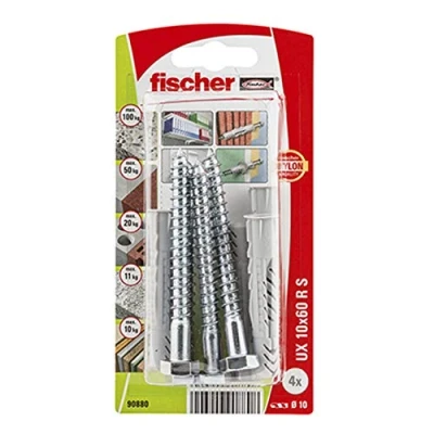 Image of fischer Universal Plug UX 10 x 60 SK NV, 90880, Gray