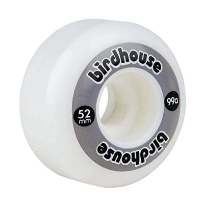 Image of Birdhouse Grey Logo 99A 52mm Skateboard Wheels