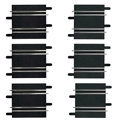 Image of Carrera Go 20061658 Straights 3.94 in / 100 mm + 4.49 114 Slot Car Racing Accessory