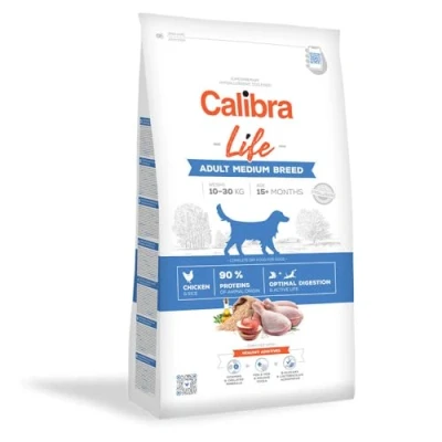 Image of Calibra Dog Life Adult Medium Breed Chicken 2.5kg