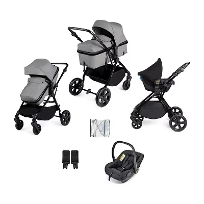 Image of Ickle Bubba Comet 3 in 1 Travel System Black/Space Grey/Black/ Pack Size
