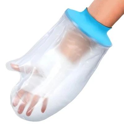 Image of Waterproof Hand Plaster Cover for Adults, Arm Shower After Surgery, Soft and Comfortable Casting Protectors Wists Fingers, Reusable Bags Keeping Hands Dry