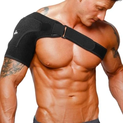 Image of Oridn Adjustable Shoulder Support Brace for Pain Relief, Injury Recovery, and Dislocated Joints Comfortable Rotator Cuff Men Women