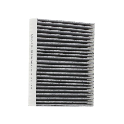 Image of 9585061M00 Pollen Filter MEYLE 34 12 320 0001 Activated Carbon Filter, Insert, with Odour Absorbent Effect 209mm 186mm 30mm ORIGINAL Quality