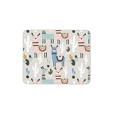 Image of Fun Llama Mouse Mat Pad Girls Funny Lama Animal Camel PC Computer #8788