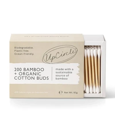 Image of UpCircle 200 Organic Bamboo Cotton Buds pieces