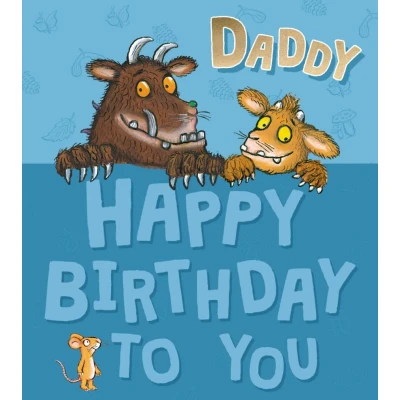 Image of Daddy Birthday Card, Card for Daddy, Gruffalo Him