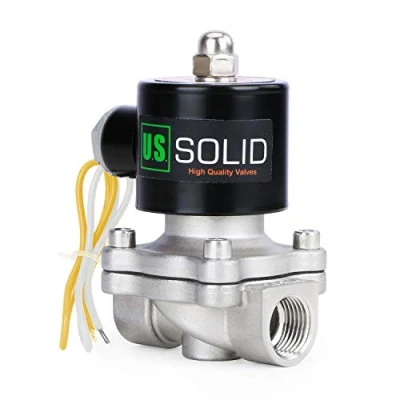 Image of 3/4&quot; Stainless Steel Electric Solenoid Valve 220V AC G Thread Normally Closed VITON from U.S. SOLID