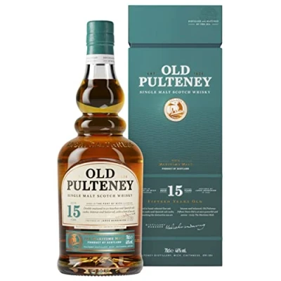 Image of Old Pulteney 46% Vol Malt Scotch Whisky 15 Year Old, 70 cl
