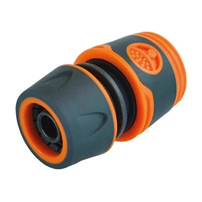 Image of Faithfull HOSEPLFC Plastic Female Hose Connector, Orange/Grey