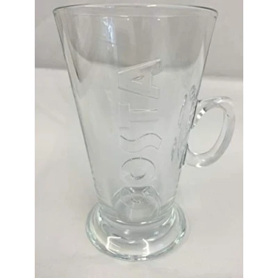 Image of Costa Primo Latte Glass Small V Style 10oz 283ml Utopia