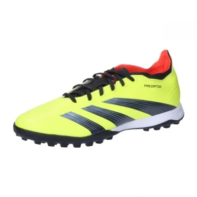 Image of adidas Performance Unisex Predator 24 League Low Turf Boots Yellow Size UK 11.5