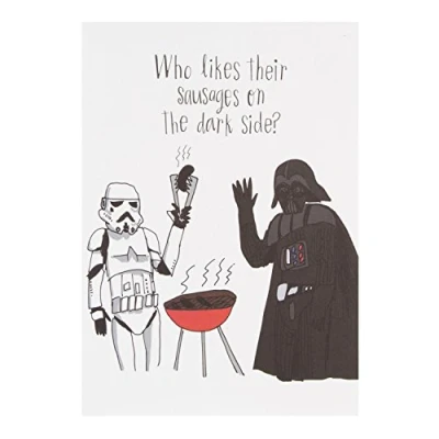 Image of Hallmark Blank Star Wars Card &#039;Dark Side&#039; Medium [Old Model]