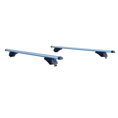 Image of Streetwize Roof Bar for Flush/Closed Rails Aluminium Bars, Supplied with 4 Keys Anti Theft Locking Bars 75kg Max Load Cars, 4x4&#039;s (120cm)
