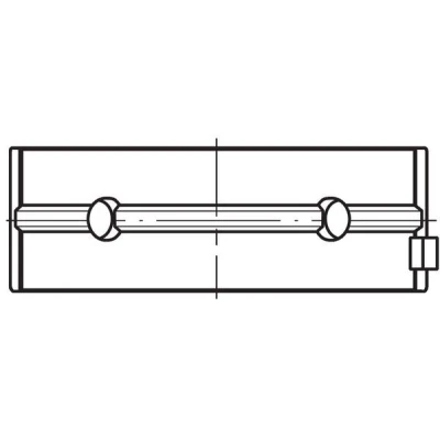 Image of 51011100711, 51011100712, 51011100747, 51011100748, 51011100749 Main Bearings, crankshaft MAHLE ORIGINAL 001 HL 10220 000
