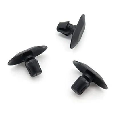 Image of VVO Fasteners Black Plastic Front Door Weatherstrip Clips for Renault Scenic, (Pack of 10)