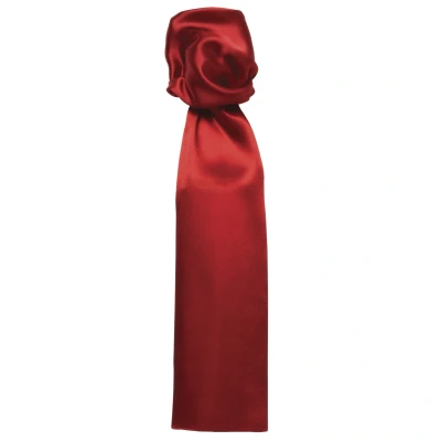 Image of Premier Scarf Ladies/Womens Plain Business (Red) One Size