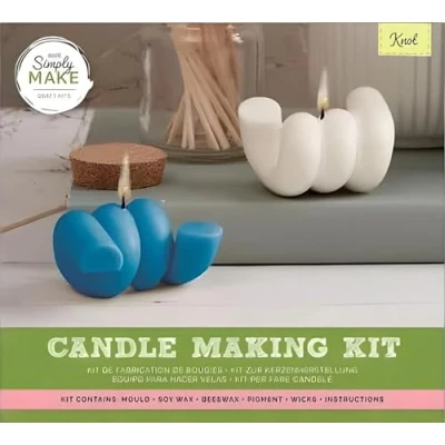 Image of Simply Make Do It Yourself Candle Kit, Knot, Single Craft Set, DIY, Art and Crafts, Wax, Unique Gift
