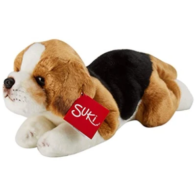 Image of Suki Gifts Yomiko Classics Dogs Lying Beagle (Medium, Brown Black/ White)