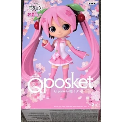Image of BANPRESTO Q posket Sakura Miku Version A Statue