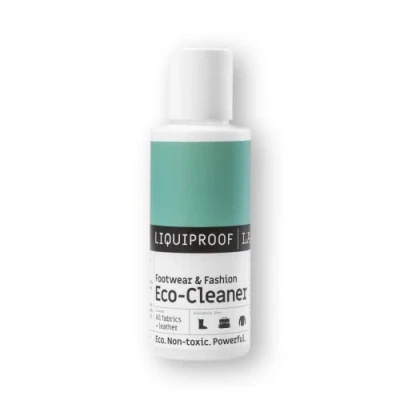 Image of Liquiproof LABS Footwear &amp; Fashion Shoe Trainer Sneaker eco Cleaner 50ml. Concentrated friendly. Cleans and prevents stains from all types of fabrics textiles. 100% natural ingredients.