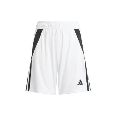 Image of adidas Kids Tiro 24 Football Shorts Juniors White/Black 13 Years