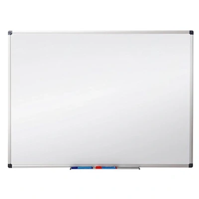 Image of Master of Boards® Magnetic Whiteboard Dry Wipe Memo Board, Perfect for the Office or Kitchen 80X110cm bianco