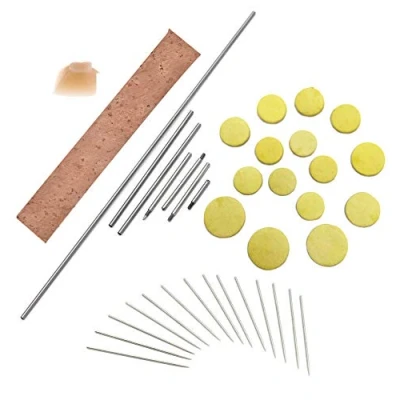 Image of Jiayouy Metal Repair Tools Kit for Piccolo Including Springs, Rollers, Needles, Pads Wind Instrument Accessory