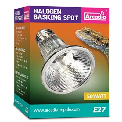 Image of Arcadia ES SHA50E27 Halogen Basking Spot, 50 Watt