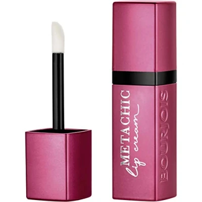 Image of Bourjois Rouge Velvet Metachic Metallic Liquid Lipstick 04 TRO Pink