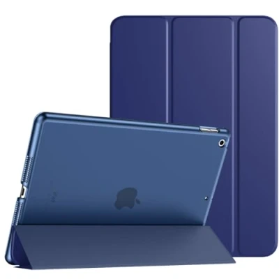 Image of TiMOVO for iPad 10.2 Case 9th Generation 2021/ 8th 2020/ 7th 2019 Case,Slim Translucent Hard PC Protective Smart Cover with Stand Inch, Marin Blue
