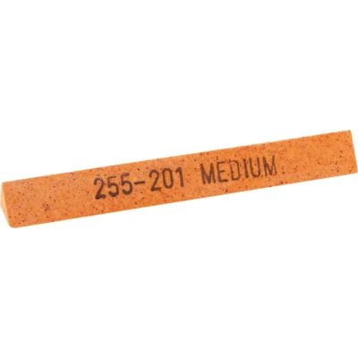 Image of Kennedy 100X13MM Three Square Abrasive Sharpening Stones Aluminium Oxide Coarse