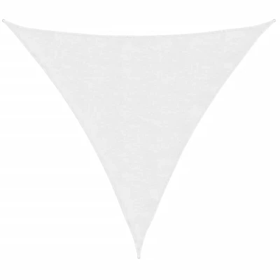 Image of vidaXL Sunshade Sail Oxford Fabric Triangular 3.6x3.6x3.6 m White