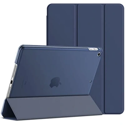 Image of JETech Case for iPad (9.7 Inch, 2018/2017 Model, 6th/5th Generation), Smart Cover Auto Wake/Sleep (Deep Navy)