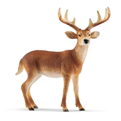 Image of SCHLEICH 14818 White tailed buck Wild Life Figurine for children aged 3 8
