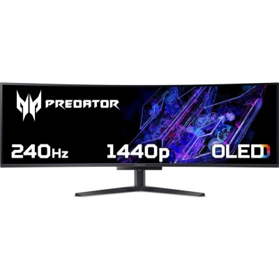 Image of Acer 49&quot; Predator X49X DQHD 240Hz QD OLED Freesync Curved Gaming Monitor with KVM + 90W PD