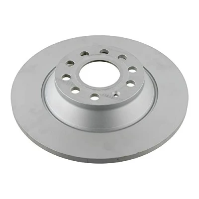 Image of 4F0615601E Brake disc FEBI BILSTEIN 26657 Rear Axle 302mm 12mm 5 Hole 112mm solid Coated AUDI: A6 C6 Saloon, Avant