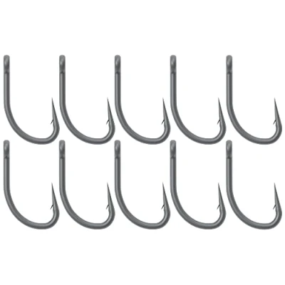 Image of RidgeMonkey Ape X Continental 2XX Barbed 4 Carp hooks